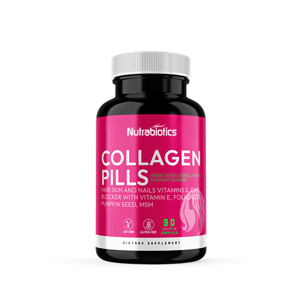 Collagen Pills 1000mg, Biotin 10000mcg, Keratin, Saw Palmetto 2500mg* Hyaluronic Acid, Hair Skin and Nails Vitamins and DHT Blocker with Vitamin E, Folic Acid, Pumpkin Seed, MSM
